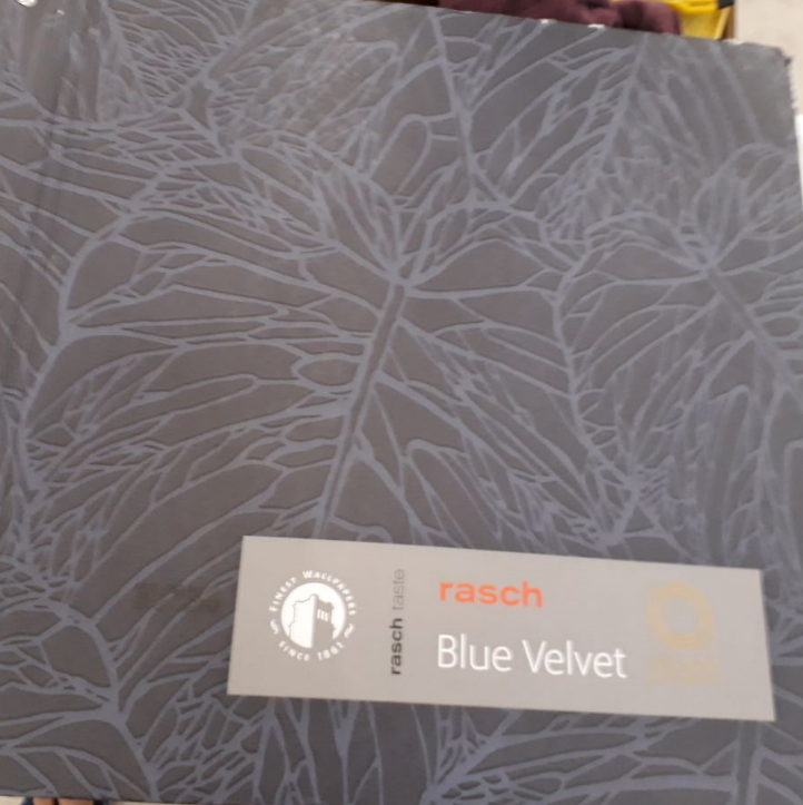 کاغذدیواری بلو ولوت،کاغذدیواری BLUE VELVET